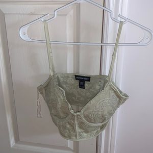 brand new never worn lace corset crop top